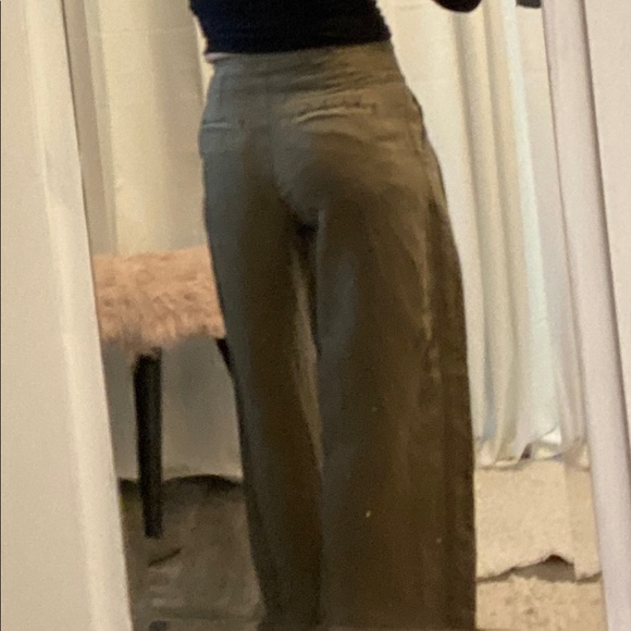 Wide leg khaki pant. Free People - Picture 2 of 9